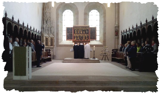 kumenischer Gottesdienst im Chor der Klosterkirche