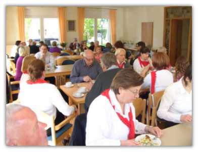 Anschließender Brunch im Gemeindehaus